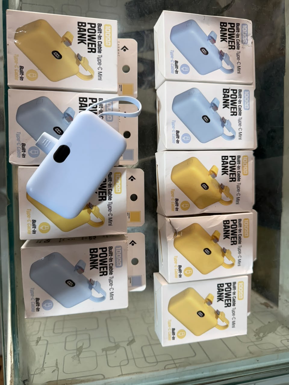 Portable LED Power Bank 10000mAh Dual Charge