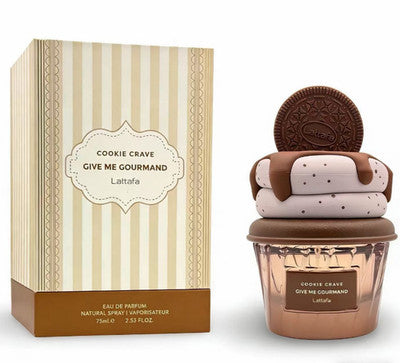 Cookie Crave Eau de Parfum Spray 75ml (2.5 oz) by Lattafa