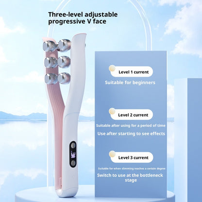 FaceSculpt™ EMS Beauty Roller 💖⚡ Lift Your V-Line
