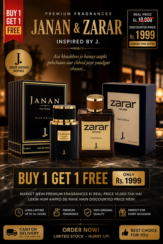 🔥 Janan Gold Edition – Buy 1 Get 1 FREE | Zarar Gold Edition Free 🎁