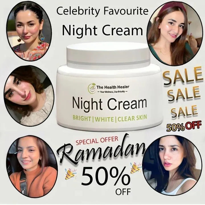 Whitening Night Cream for All Skin Types