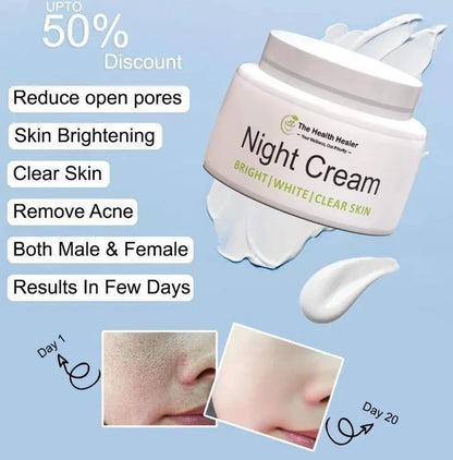 Whitening Night Cream for All Skin Types