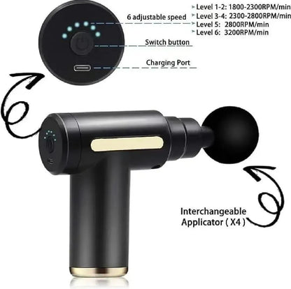 USB Rechargeable Hair Trimmer with 5 Attachments