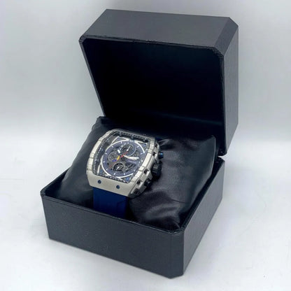 Ferrucci Function Chronograph Watch Blue Strap Quartz