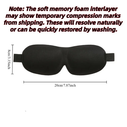 3D Memory Foam Sleep Mask Soft Travel Eye Cover