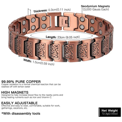 MagnaCopper™ Wellness Bracelet 🧲✨ Style Meets Balance
