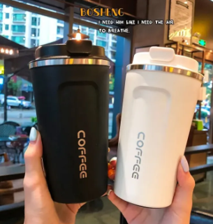 Coffee Mug Insulated Coffee Travel Spill Proof with Leakproof Lid Vacuum Stainless Steel Thermos Coffee Tumbler Stanley to GO Reusable Coffee Cup for Men and Women for Hot & Cold Drinks 500ml (Mullticolor)