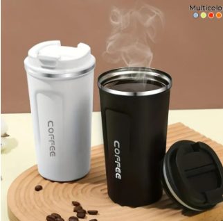 Coffee Mug Insulated Coffee Travel Spill Proof with Leakproof Lid Vacuum Stainless Steel Thermos Coffee Tumbler Stanley to GO Reusable Coffee Cup for Men and Women for Hot & Cold Drinks 500ml (Mullticolor)