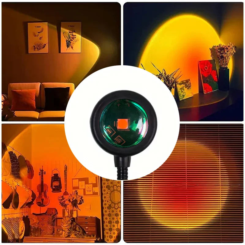 Sunset Projection Lamp USB Atmosphere Light