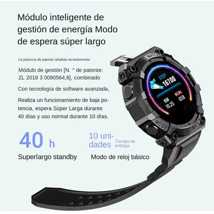Pro Fit Sport Smartwatch Heart Rate, Blood Pressure & Fitness Tracker