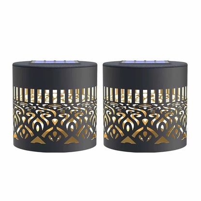 MandalaGlow™ Solar Light 🌙✨ — Stunning Patterns, Zero Wires