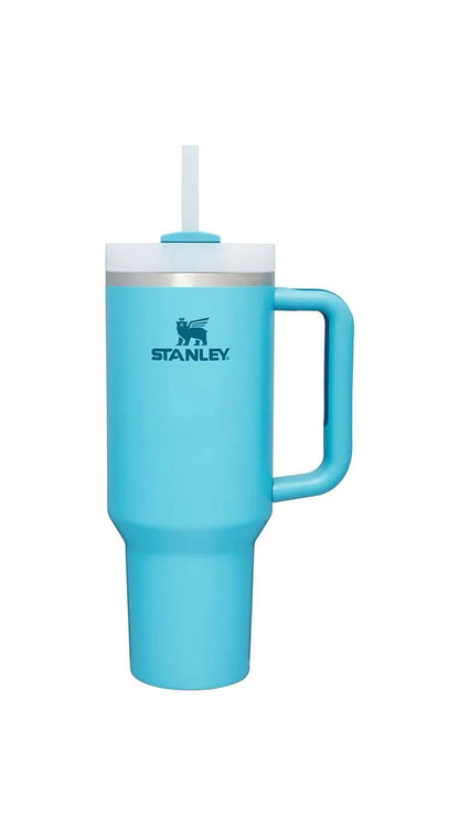 Stanley Style Tumbler With Handle & Straw – Premium Stainless Steel Travel Mug for Hot & Cold Drinks Outdoor Hydration Water Bottle