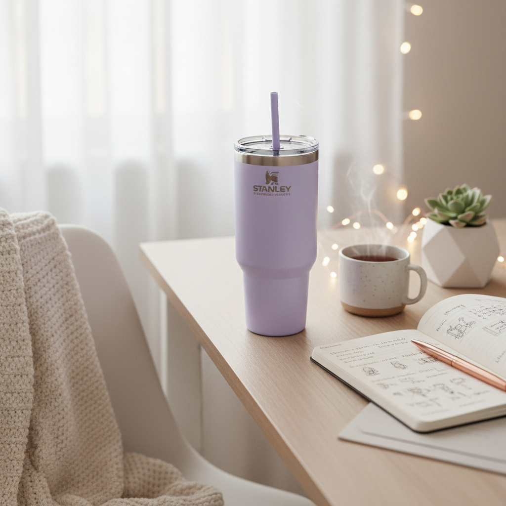 Stanley Quencher tumbler lifestyle photo