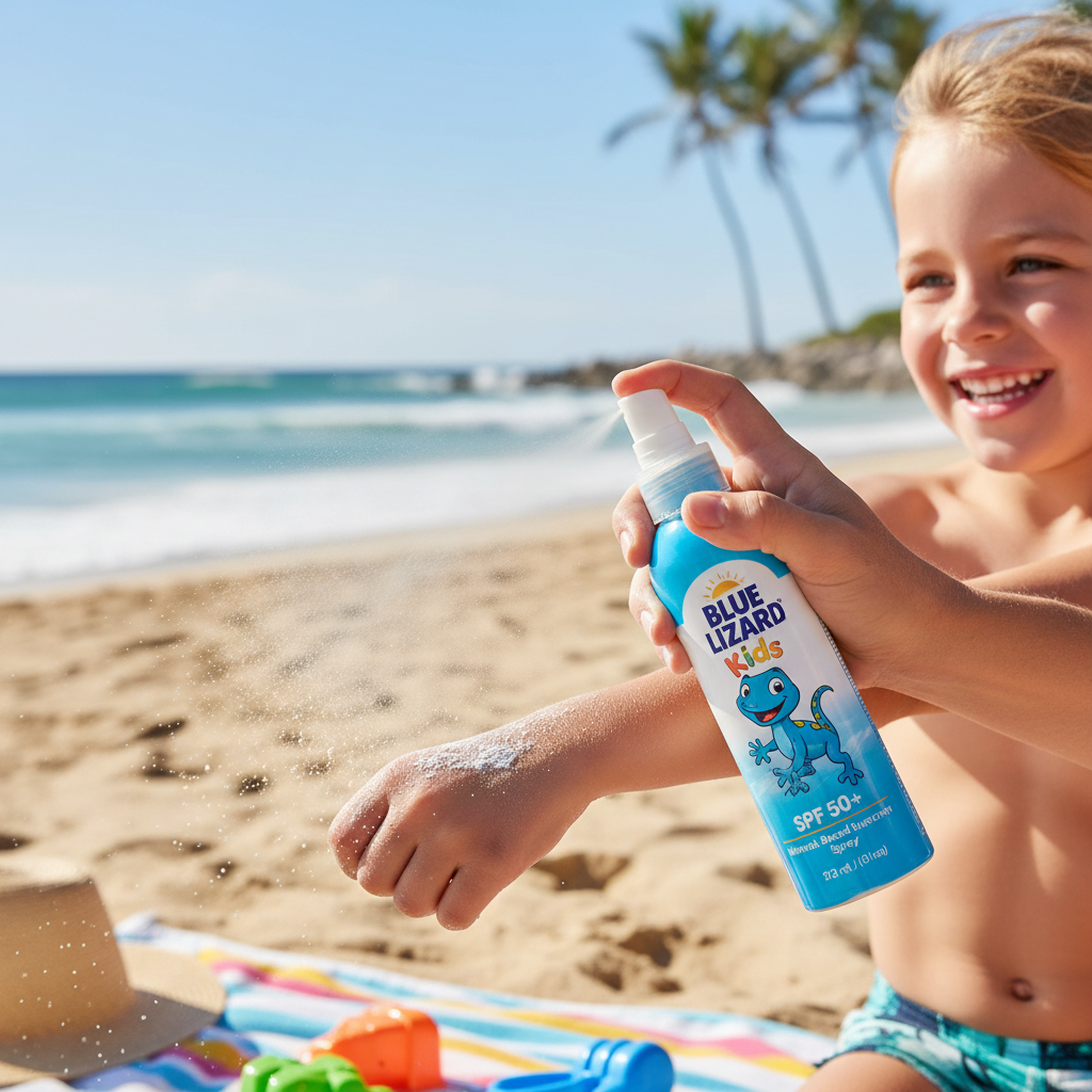 Blue Lizard Kids Sunscreen lifestyle photo