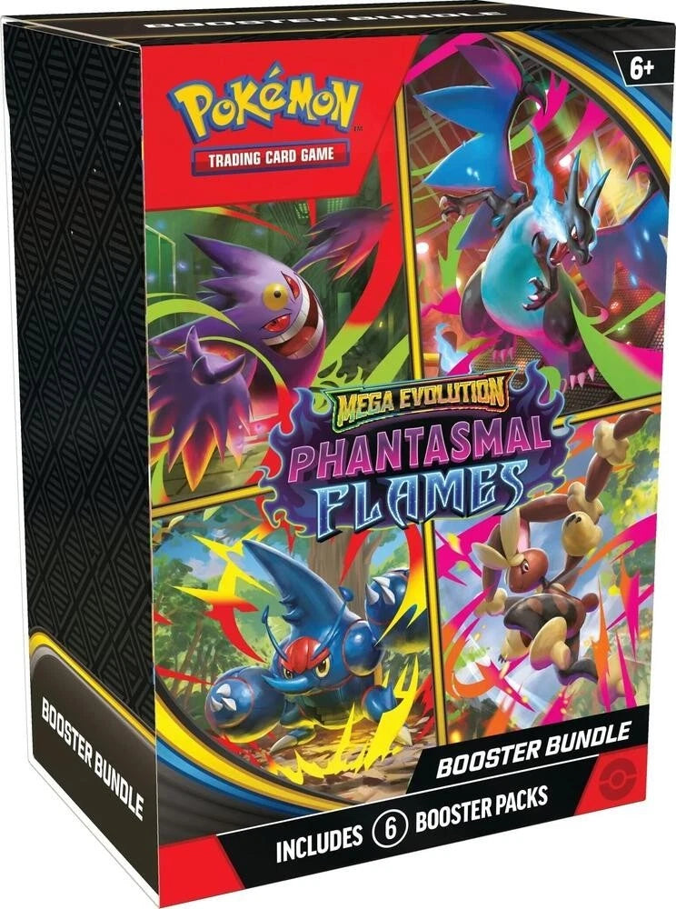 ‼️SEALED‼️ Pokemon TCG Mega Evolution Phantasmal Flames Booster Bundle