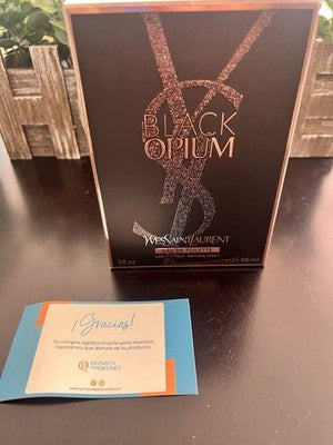Yves Saint Laurent Black Opium New Glowing Eau De Toilette Spray 3 Oz For Women